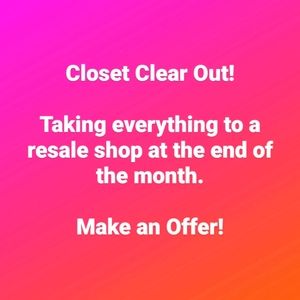 Dresses, Skirts, Shoes, sizes S, M, 4, 6, 7, 7.5